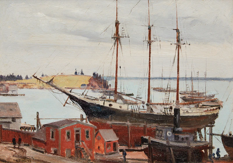 Lunenburg, Nova Scotia  by Robert Wakeham Pilot