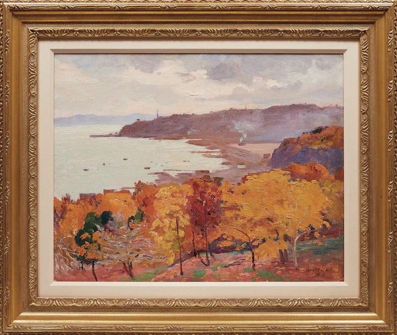 Robert Wakeham Pilot, Sillery from the Battlefields, Quebec, oil on canvas, 1948 - view 2