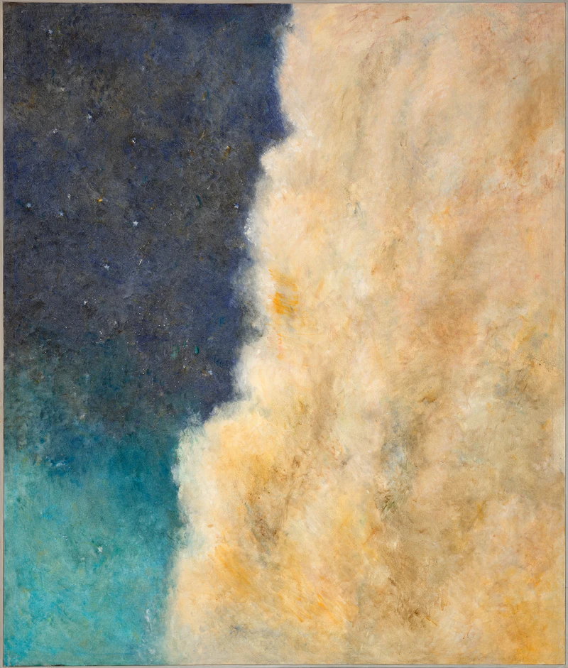 Gathie Falk, Night Sky 6, acrylic on canvas, 1979 - view 2