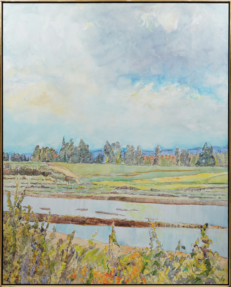 Dorothy Elsie Knowles, Bright Weeds, acrylic on canvas, 1986 - view 2