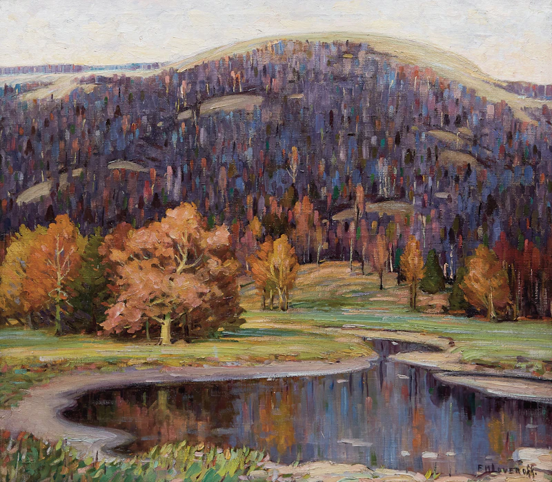 Landscape in Autumn by Frederick Nicholas Loveroff