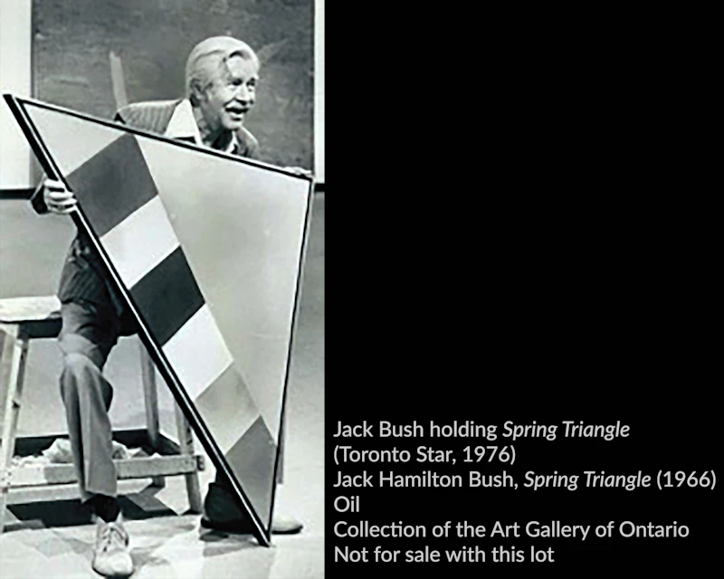 Jack Hamilton Bush, Summer Gone, acrylic on canvas, 1976 - view 3