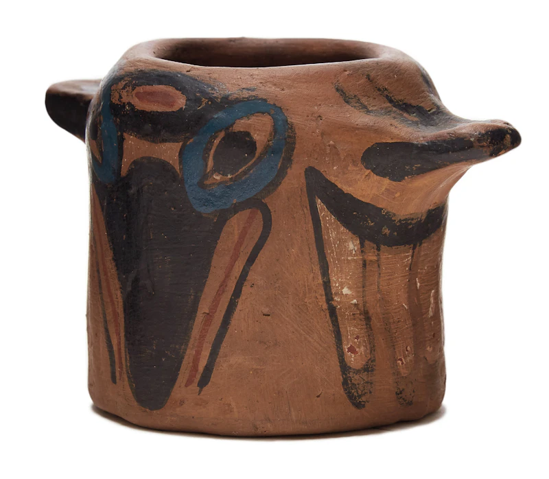 Emily Carr, Klee Wyck Pot, painted ceramic - view 2