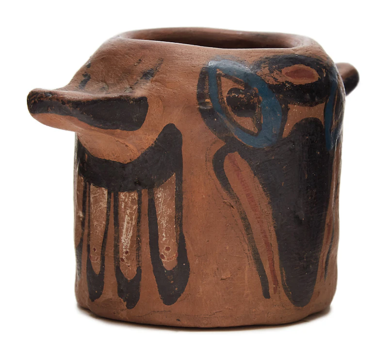 Emily Carr, Klee Wyck Pot, painted ceramic - view 3