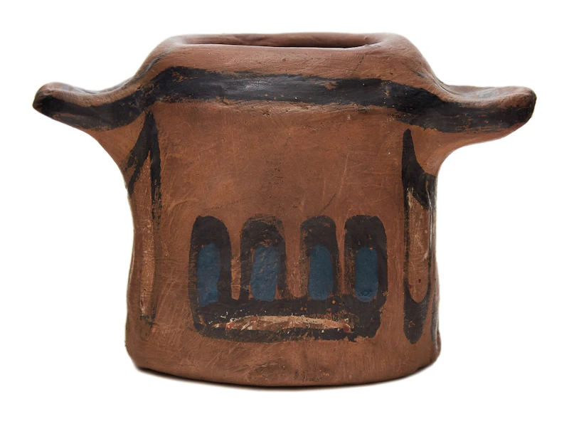 Emily Carr, Klee Wyck Pot, painted ceramic - view 4