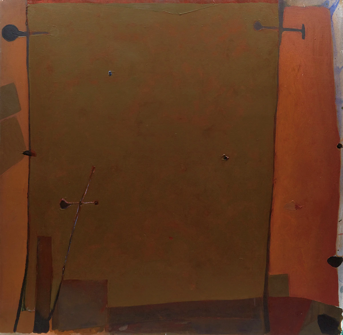 Otto Donald Rogers, Orange Edge, acrylic on canvas, 1979