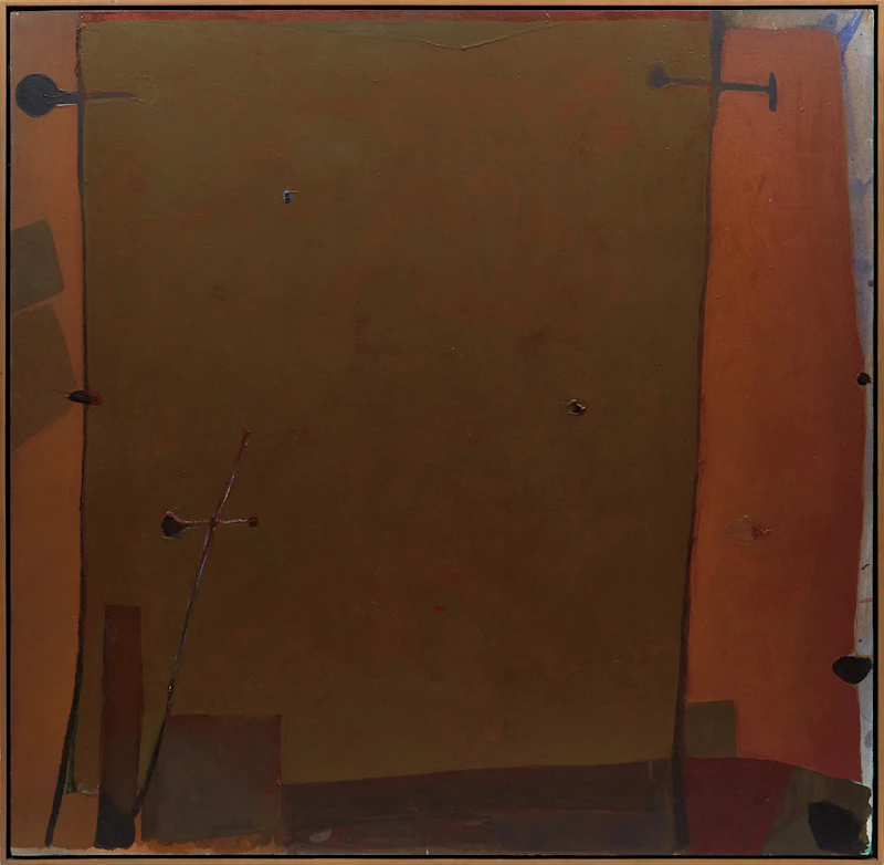 Otto Donald Rogers, Orange Edge, acrylic on canvas, 1979 - view 2