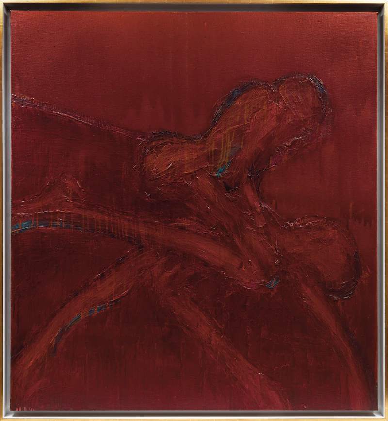 John Graham Coughtry, Moreno, oil on canvas, 1982 - view 2