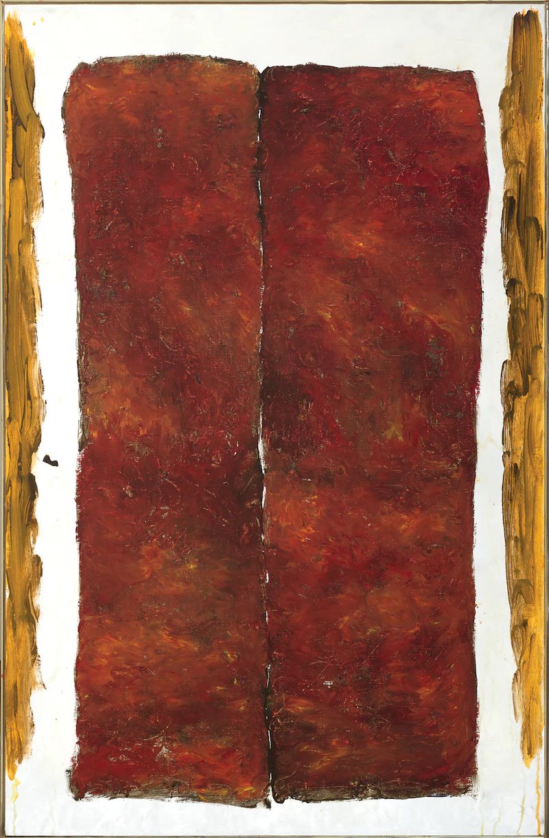 Jean Albert McEwen, Le baiser, oil on canvas, 1994 - view 2