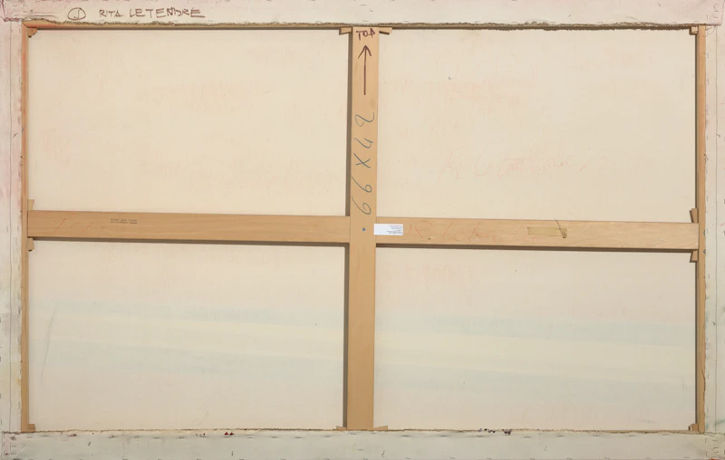 Rita Letendre, Untitled , oil on canvas, 1975 - view 2