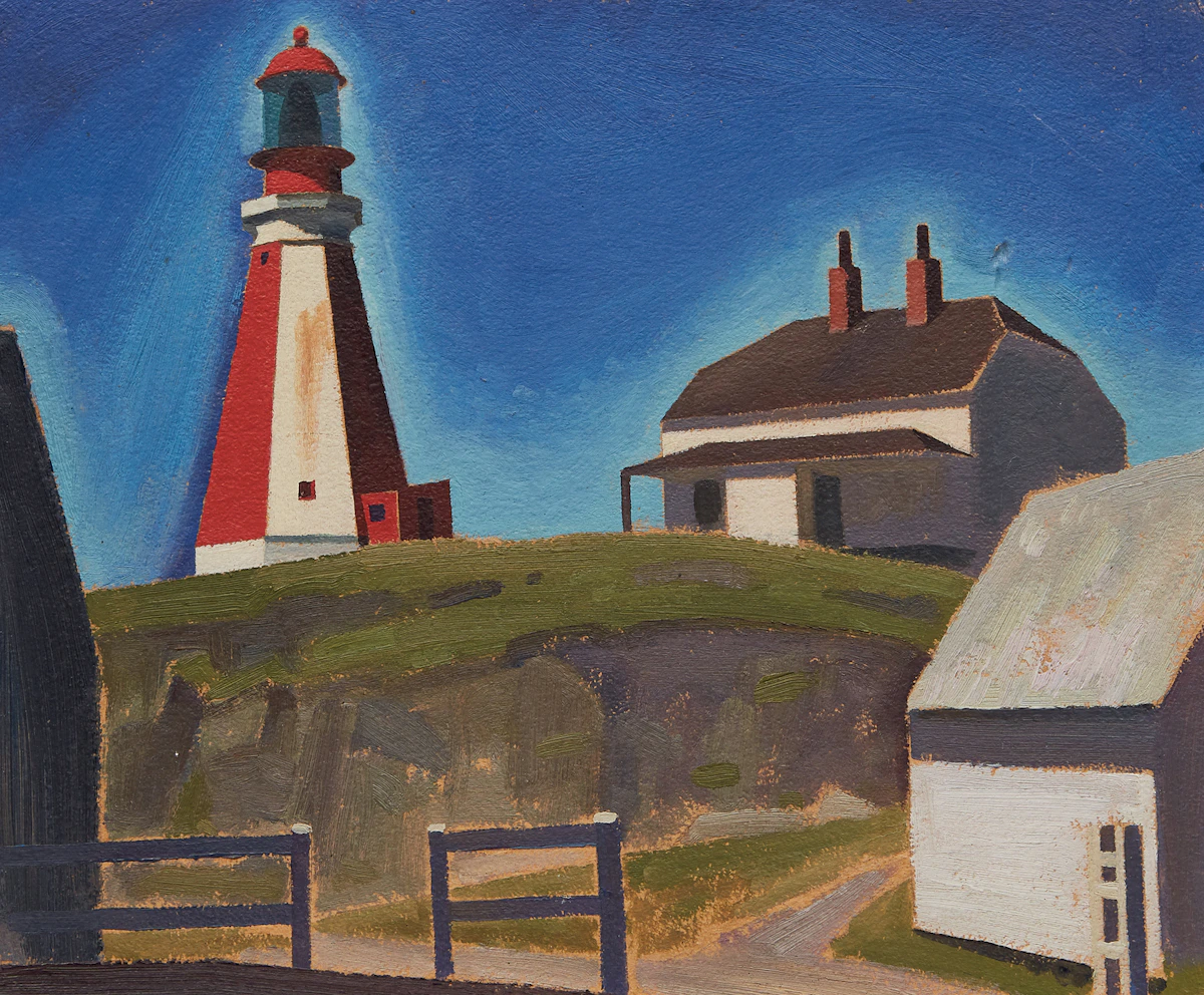 Charles Fraser Comfort, Yarmouth Light, oil on board, 1931
