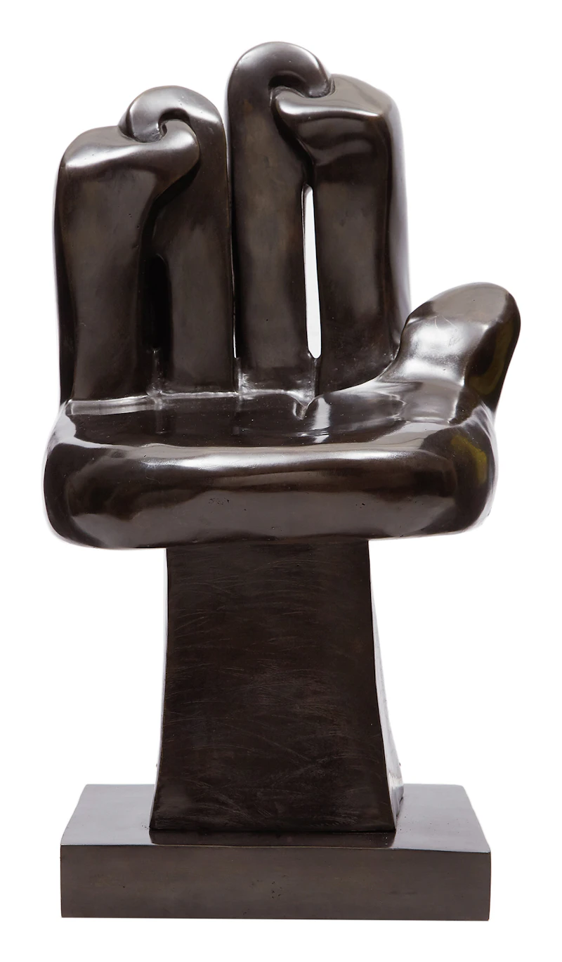 Sorel Etrog, Small Chair (Hand), bronze - view 2