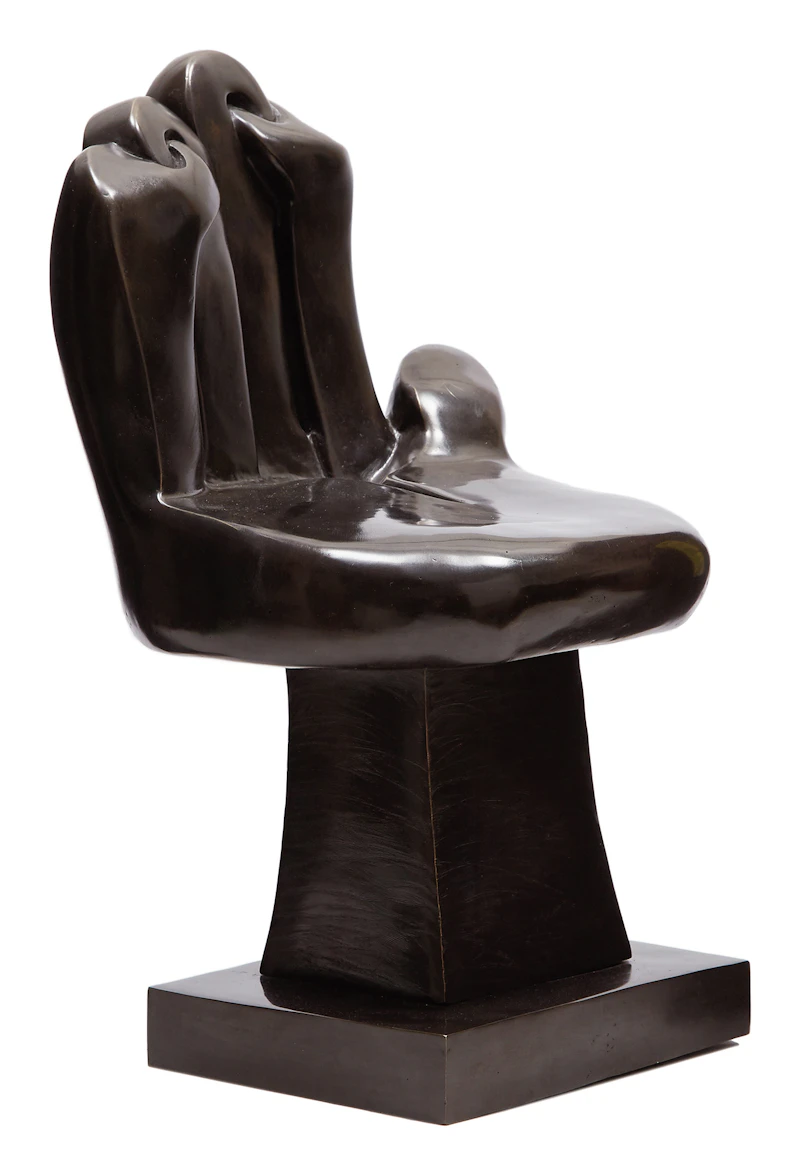 Sorel Etrog, Small Chair (Hand), bronze - view 3