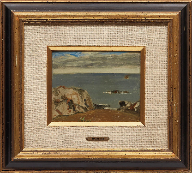 James Wilson Morrice, Coast, Brittany, oil on board - view 2