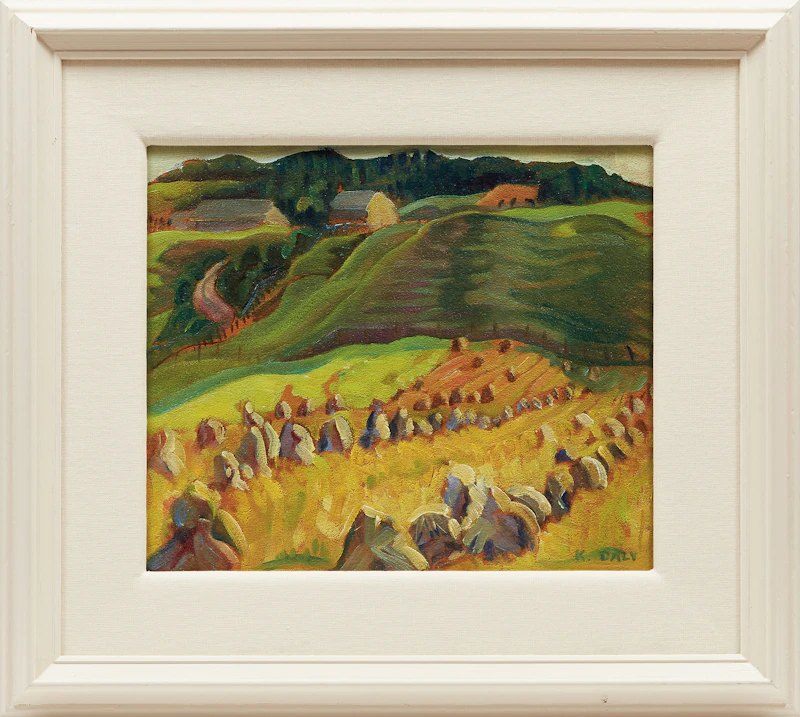 Kathleen Frances Daly Pepper, St. Urbain, oil on board - view 2