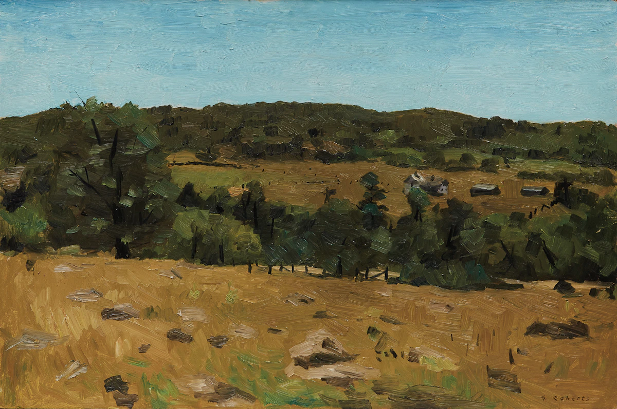 William Goodridge Roberts, The Laurentians, oil on board