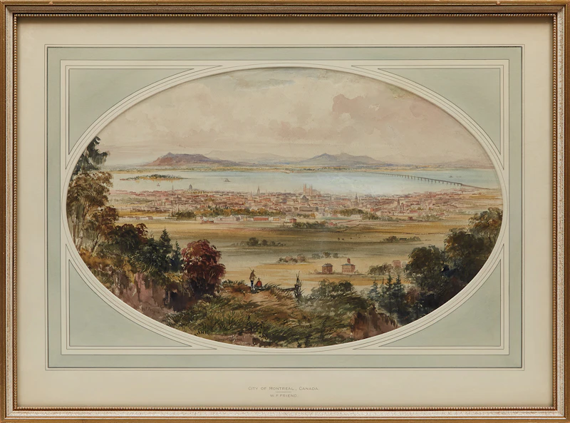 Washington Friend, City of Montreal, Canada, watercolour - view 2