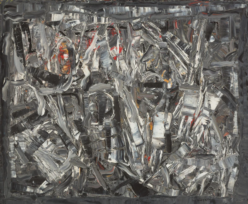 Jean Paul Riopelle, Dieppes, oil on canvas
