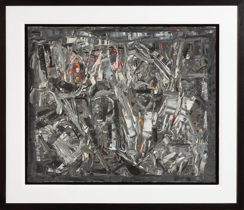 Jean Paul Riopelle, Dieppes, oil on canvas, 1966 - view 2