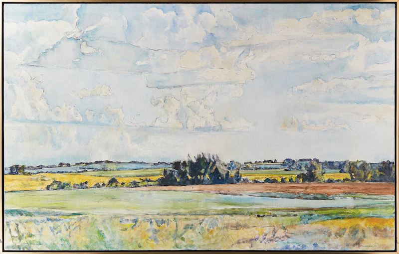 Dorothy Elsie Knowles, The Noon Sun, oil on canvas, 1973 - view 2