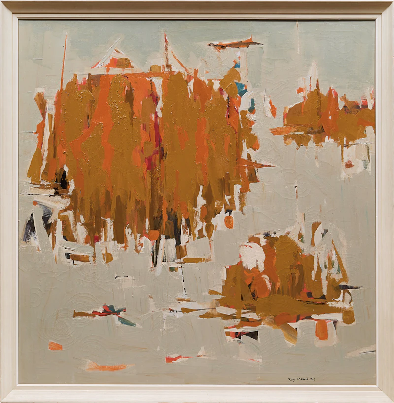 Raymond John Mead, Untitled, oil on canvas, 1959 - view 2