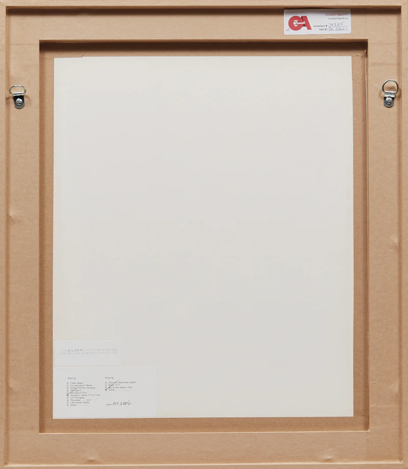 Jean-Paul Mousseau, Sans titre, coloured inks on textured watercolour paper, 1948 - view 3