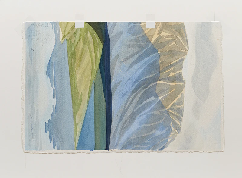 Doris Jean McCarthy, From Whistler Parking Lot, watercolour, 1997 - view 3