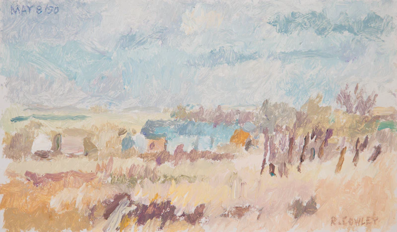 Farmstead East of Osler by Reta Madeline Cowley