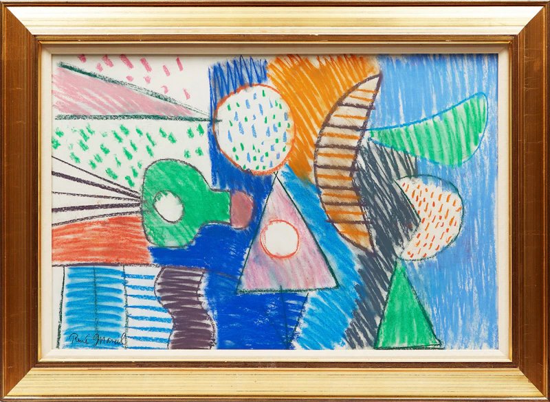 René Marcil, Untitled , pastel on paper - view 2