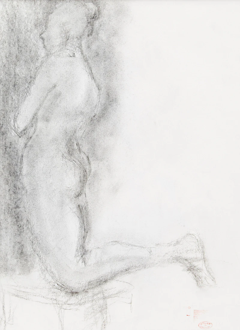 Nude Study  by Clarence Alphonse Gagnon