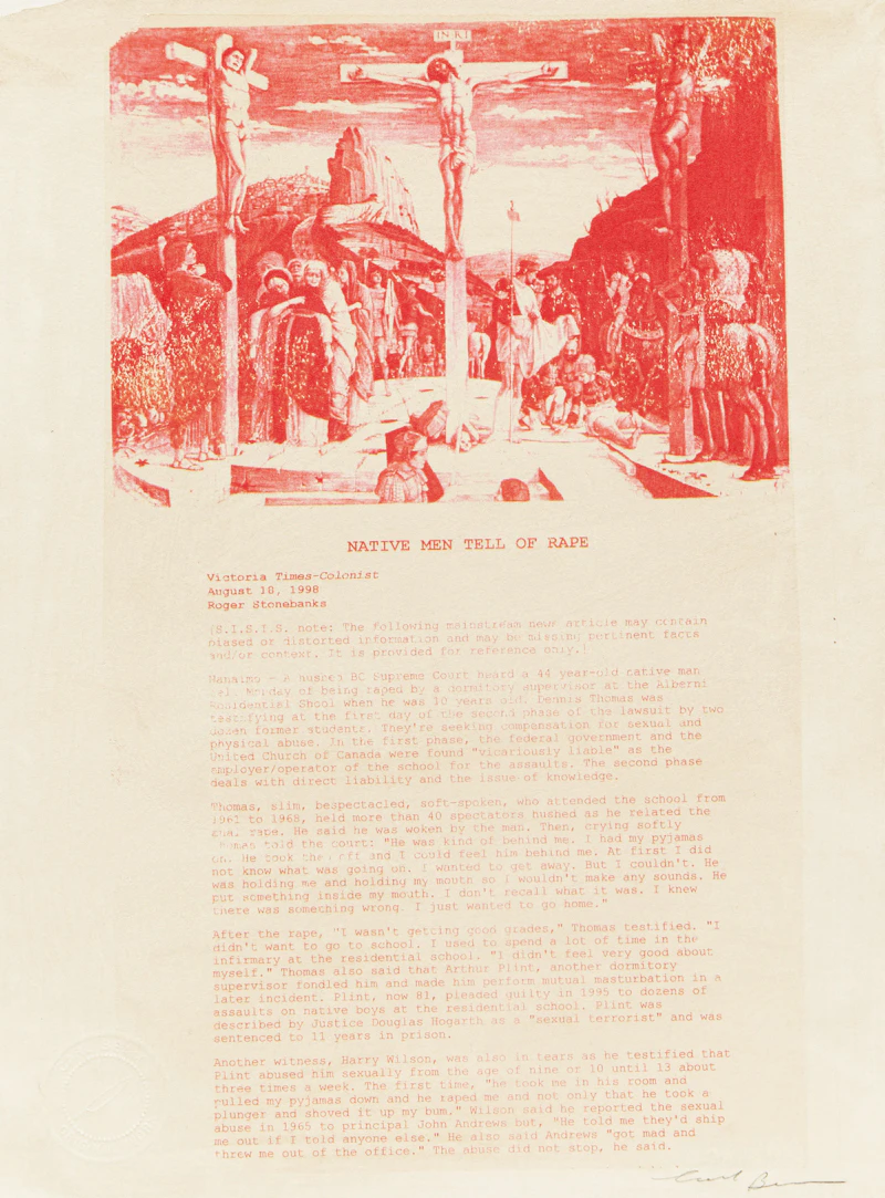 Native Men by Carl Beam