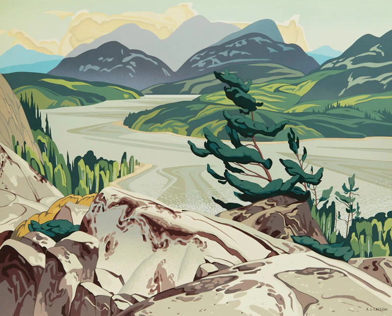 Alfred Joseph Casson, Snow Laden Spruce; White Forest; White Pine; Alone la Cloche, four colour serigraphs - view 10
