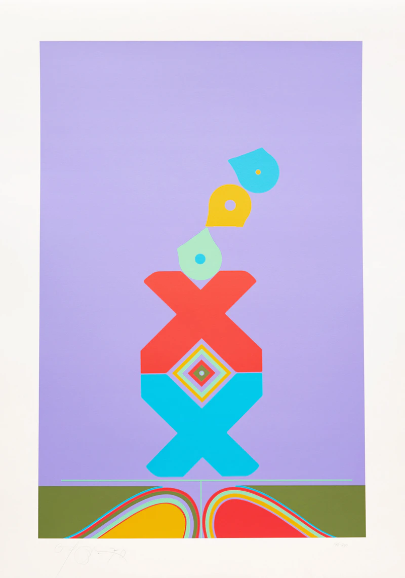 Harold Barling Town, The Candy Juggler, colour serigraph, 1970 - view 2