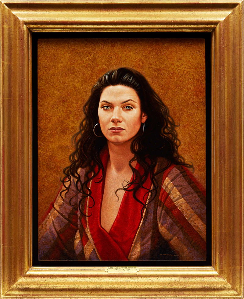 Michael Thompson, Laetitia, acrylic on board, 1999 - view 2