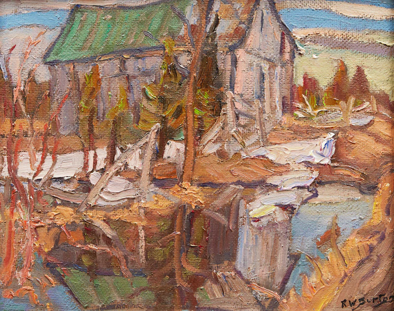 Old Barn, Lanark County, Ont. by Ralph Wallace Burton