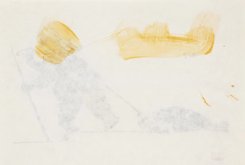 Henry Napartuk, Eskimo and Walrus; Eskimo and Seal, pair of prints - view 4