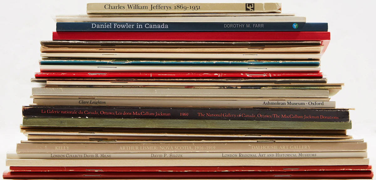 Books and Reference, 32 Canadian Art Reference Books and Materials, 32 books and publications