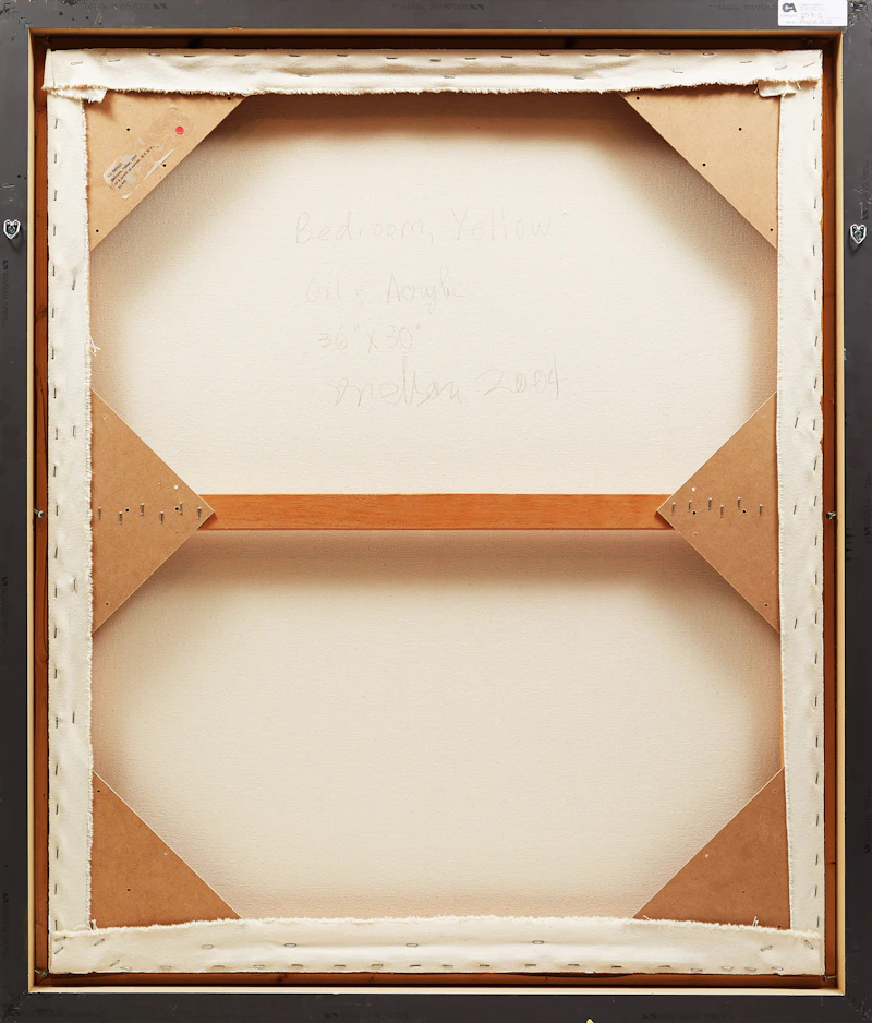 Val Nelson, Bedroom, Yellow, oil and acrylic on canvas, 2004 - view 3