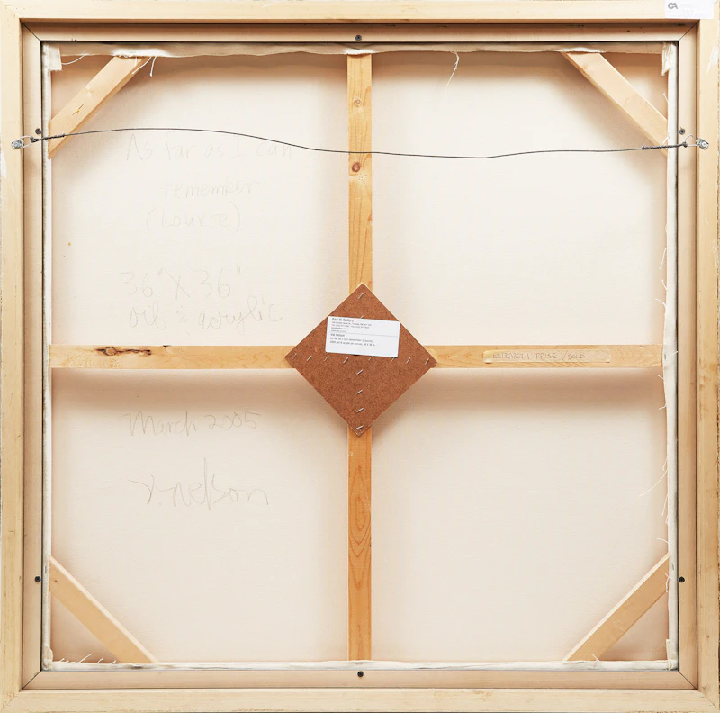 Val Nelson, As Far As I Can Remember (Louvre) , oil and acrylic on canvas, 2005 - view 3