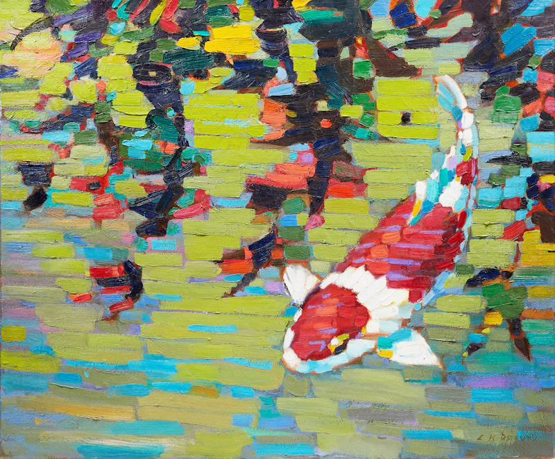 Koi Pond by Unknown Artist