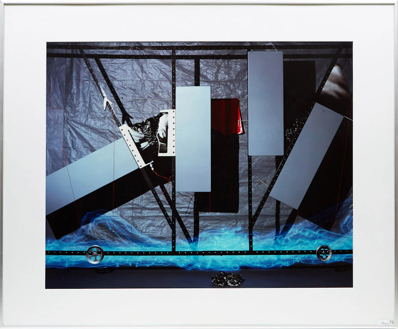 Randy Bradley, Spent Plate Structure, cibachrome, 1984 - view 2