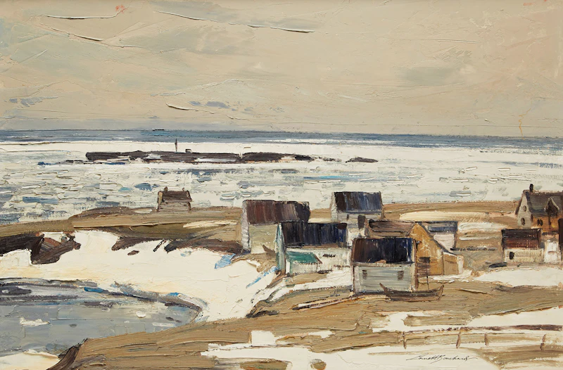 Spring, Point St. Peters, Gaspé Coast  by George Lorne Holland Bouchard