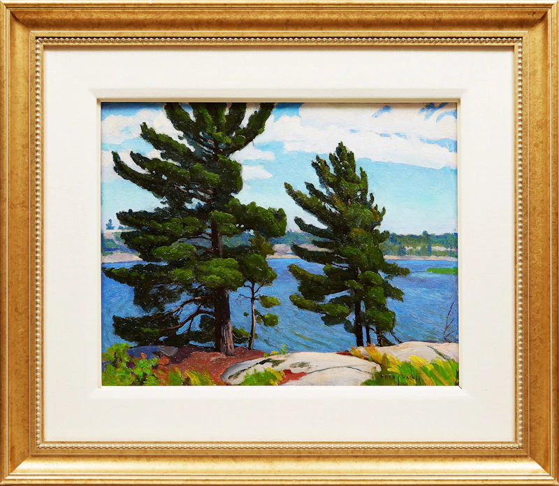 Frederick Stanley Haines, End of ‘Kantok’ Island, Wanapetei Bay , oil on canvas board - view 2