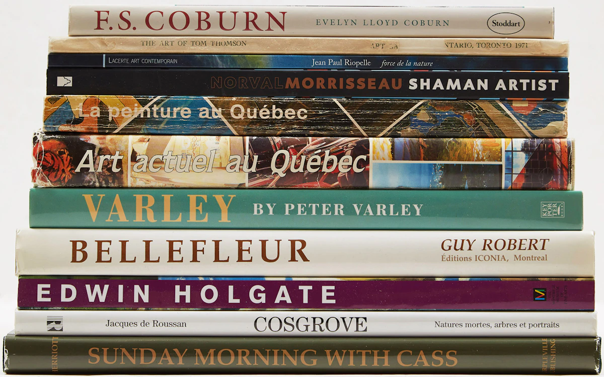 Books and Reference, Eleven Canadian Art Reference Books , eleven books
