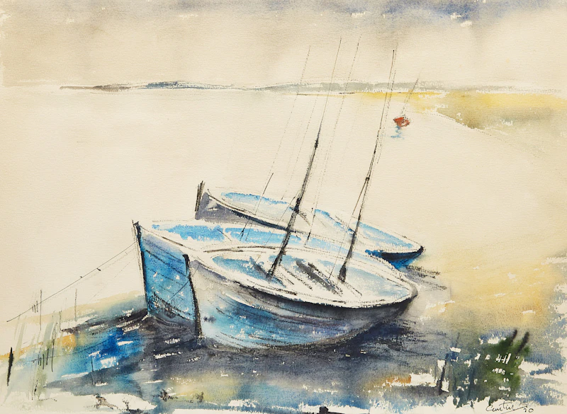Voilier by Roger Cantin