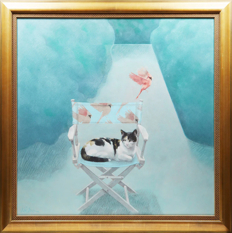 Sally Wildman, An Old Cat Dreams, watercolour - view 2