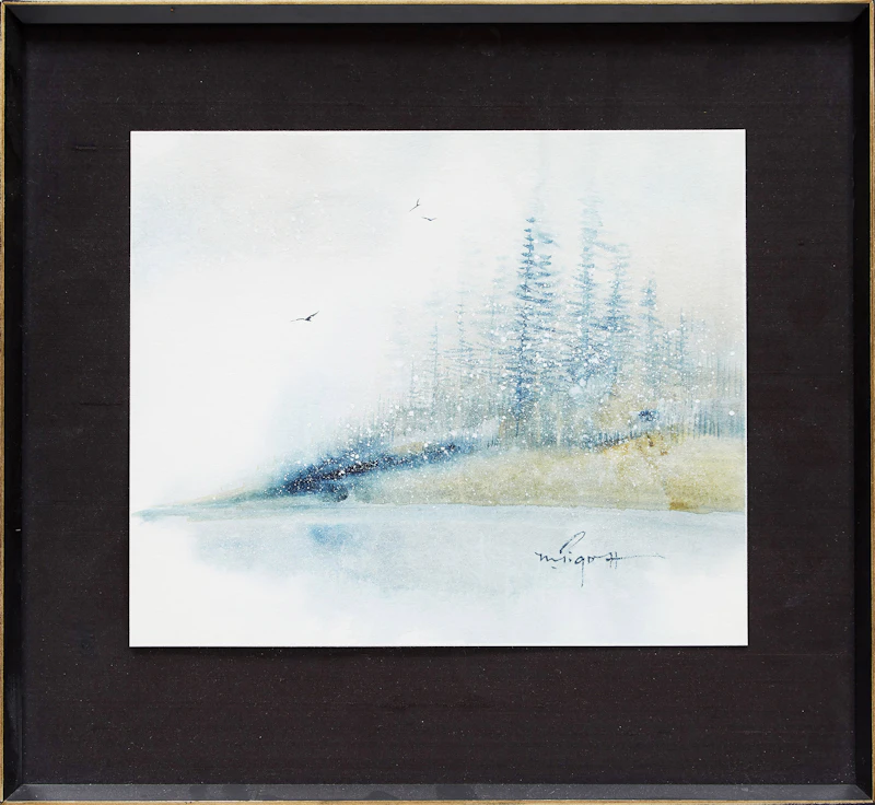 Marjorie Pigott, Winter Series #1, watercolour - view 2