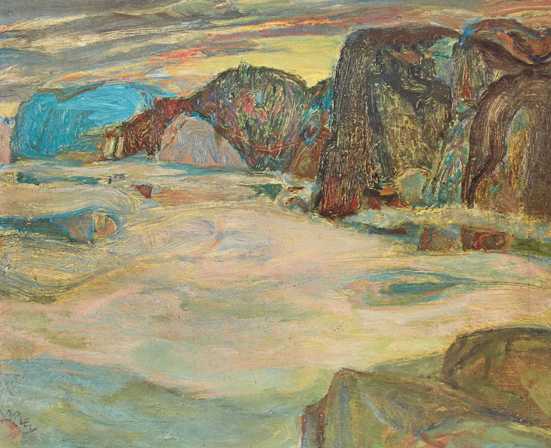 Frederick Horsman Varley, Doon, Ontario; Tree Pattern, Kootenay Lake, B.C.; Mists over Lyon, B.C.; Mountain Portage; Dead Tree, Garibaldi Park; The Lions, B.C., 6 colour lithographs - view 6