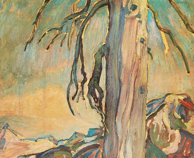 Frederick Horsman Varley, Doon, Ontario; Tree Pattern, Kootenay Lake, B.C.; Mists over Lyon, B.C.; Mountain Portage; Dead Tree, Garibaldi Park; The Lions, B.C., 6 colour lithographs - view 10