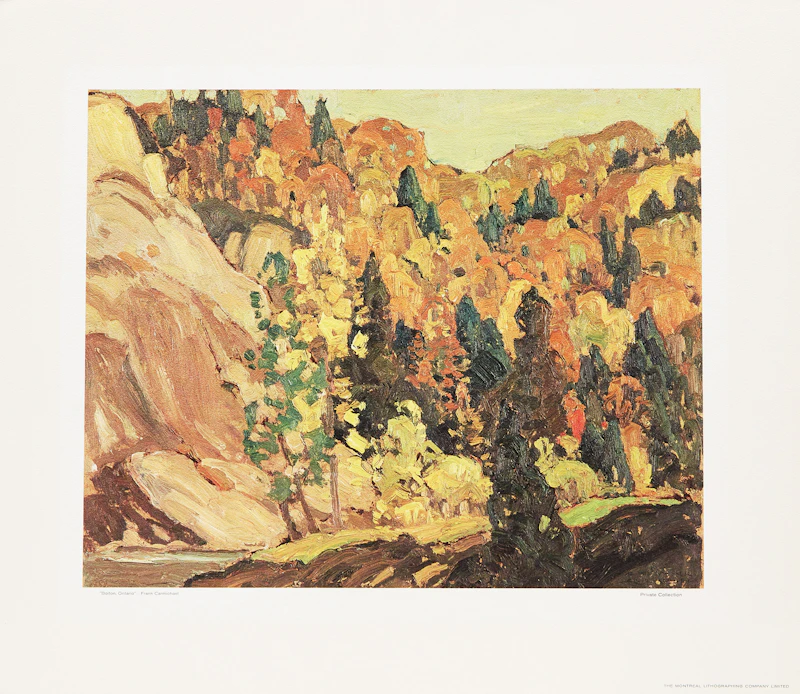 Franklin Carmichael, The Dead Spruce; Bolton, Ontario; Evening;  La Cloche No. 1; July Afternoon; Summer Day, Orillia, 6 colour lithographs - view 4